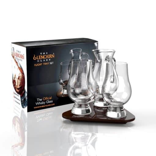 Glencairn Flight Tray Set | Whisky gifts for him or her