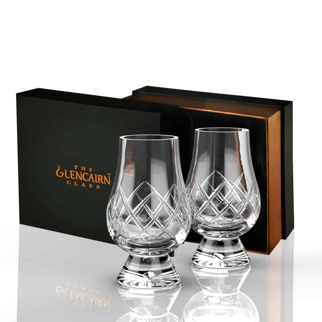 Cut Glencairn Glass Gift Set of 2