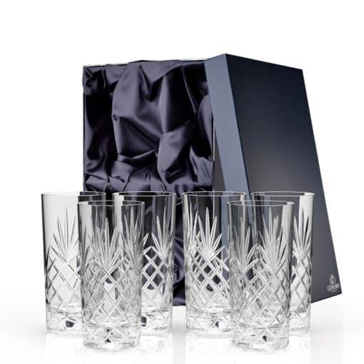 Edinburgh Highball Set of 6 | Crystal Gift Sets | Glencairn Crystal