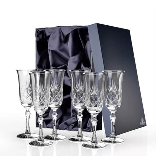 Skye Champagne Flutes set of 6 | Crystal Champagne Flutes